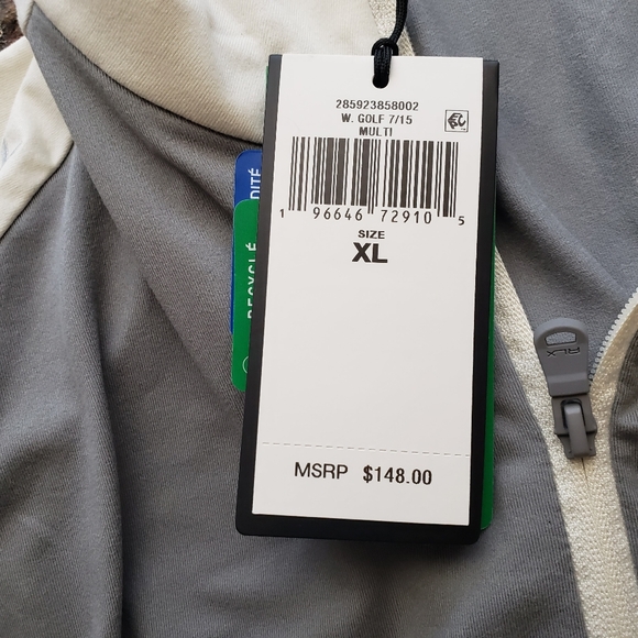 RLX Ralph Lauren Color-Blocked Jersey Zip Pullover Tailored Fit XL - Picture 13 of 16